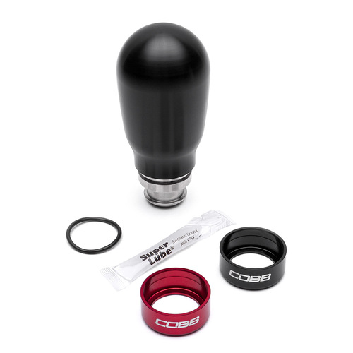 Cobb Tuning Tall Weighted Shift Knob Black - Subaru Models (5 Speed)