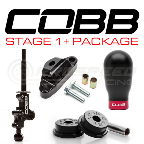 Cobb Tuning Stage 1+ Drivetrain Package w/Tall Weighted Knob - Subaru STI 01-21 (6MT)