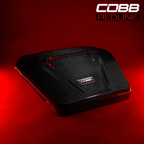 Cobb Tuning Redline Carbon Fibre Engine Cover - Audi A3, S3 8V/VW Golf GTI & R Mk7, Mk8/ Tiguan R 22+