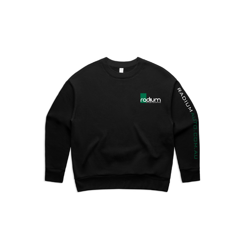 Black Womens Radium Crew
