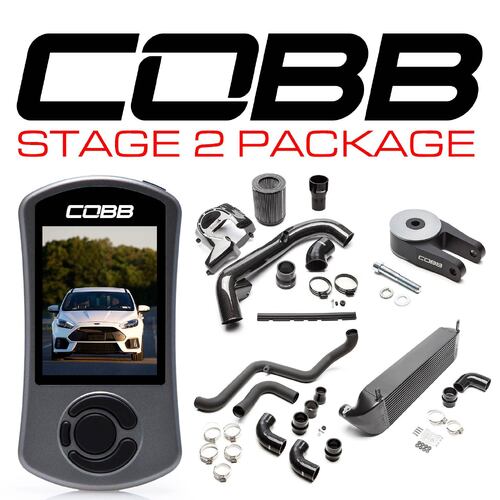 Cobb Tuning Stage 2 Power Package Black - Ford Focus RS LZ 16-17