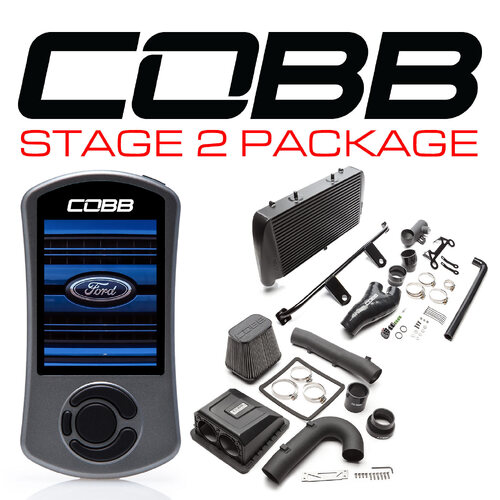 Cobb Tuning Stage 2 Power Package Black - Ford F-150 Raptor 17-20 (With TCM Flashing)