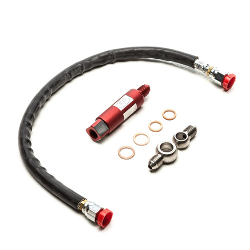 Cobb Tuning FP High Flow Oil Supply Line w/Inline Filter - Mitsubishi Evo X